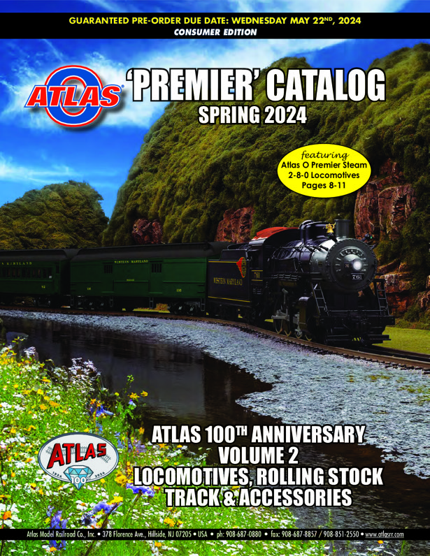 Atlas Trains Spring 2024 Catalog Cover